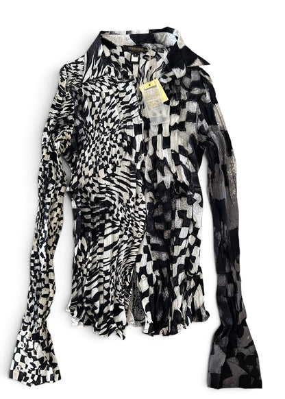 Roberto Cavalli FW2003 Archive Optical Co-Ord Set