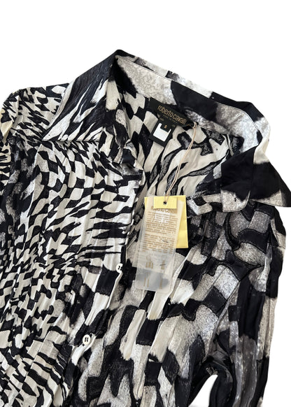 Roberto Cavalli FW2003 Archive Optical Co-Ord Set