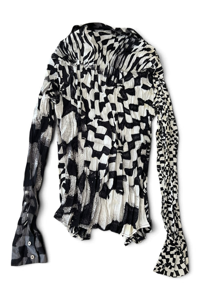 Roberto Cavalli FW2003 Archive Optical Co-Ord Set