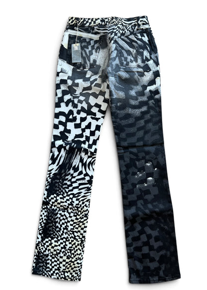 Roberto Cavalli FW2003 Archive Optical Co-Ord Set