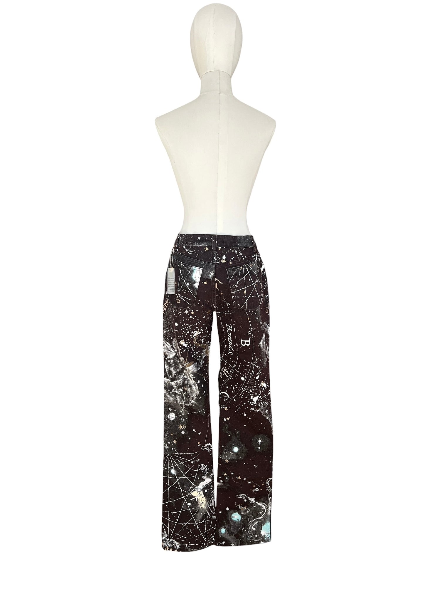 Roberto Cavalli A/W 2003 Constellation Print Top & Jeans Set