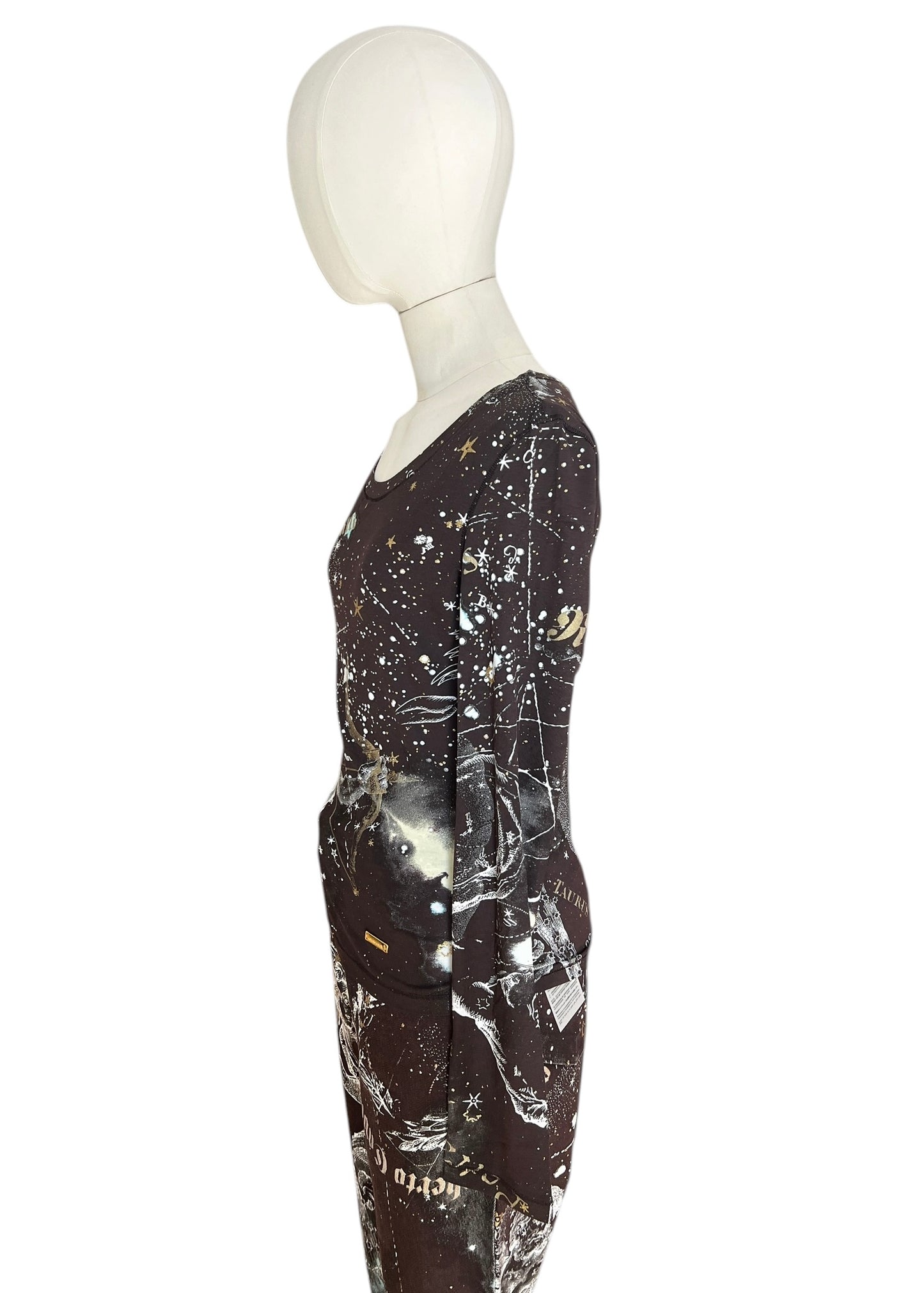 Roberto Cavalli A/W 2003 Constellation Print Top & Jeans Set