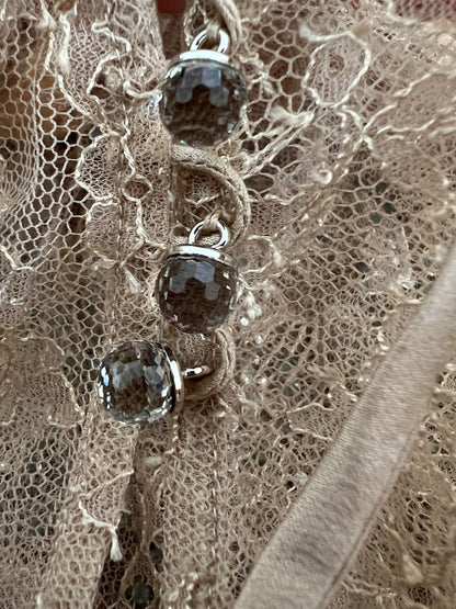 Givenchy Sheer Lace Blouse with Crystals