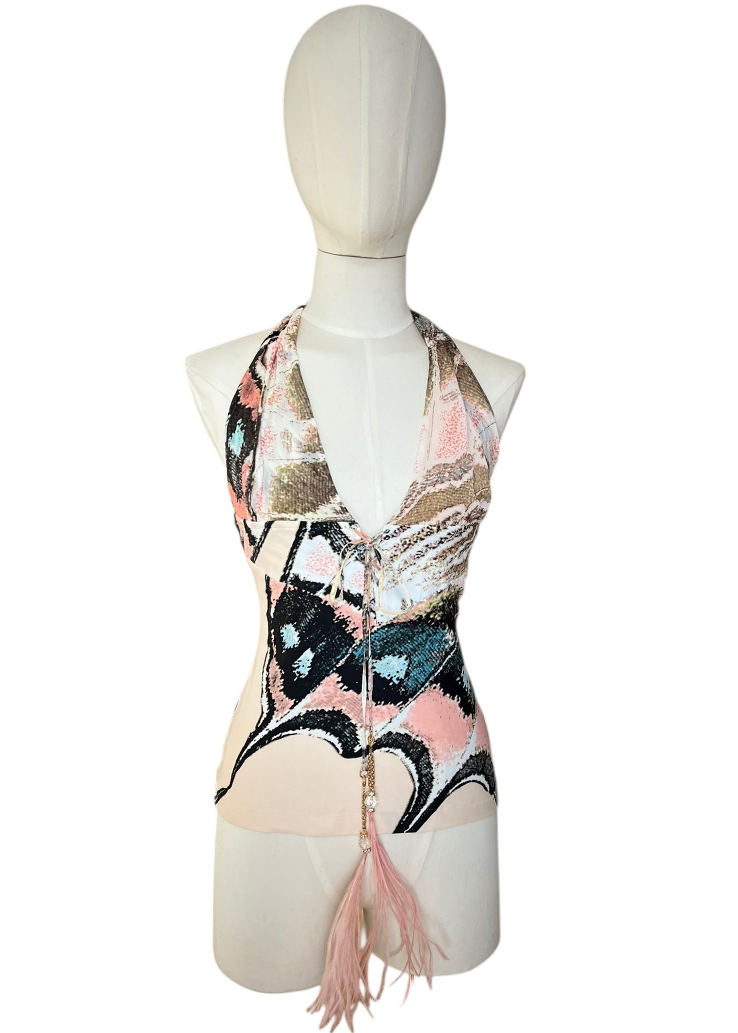 Roberto Cavalli SS 2004 farfalla top