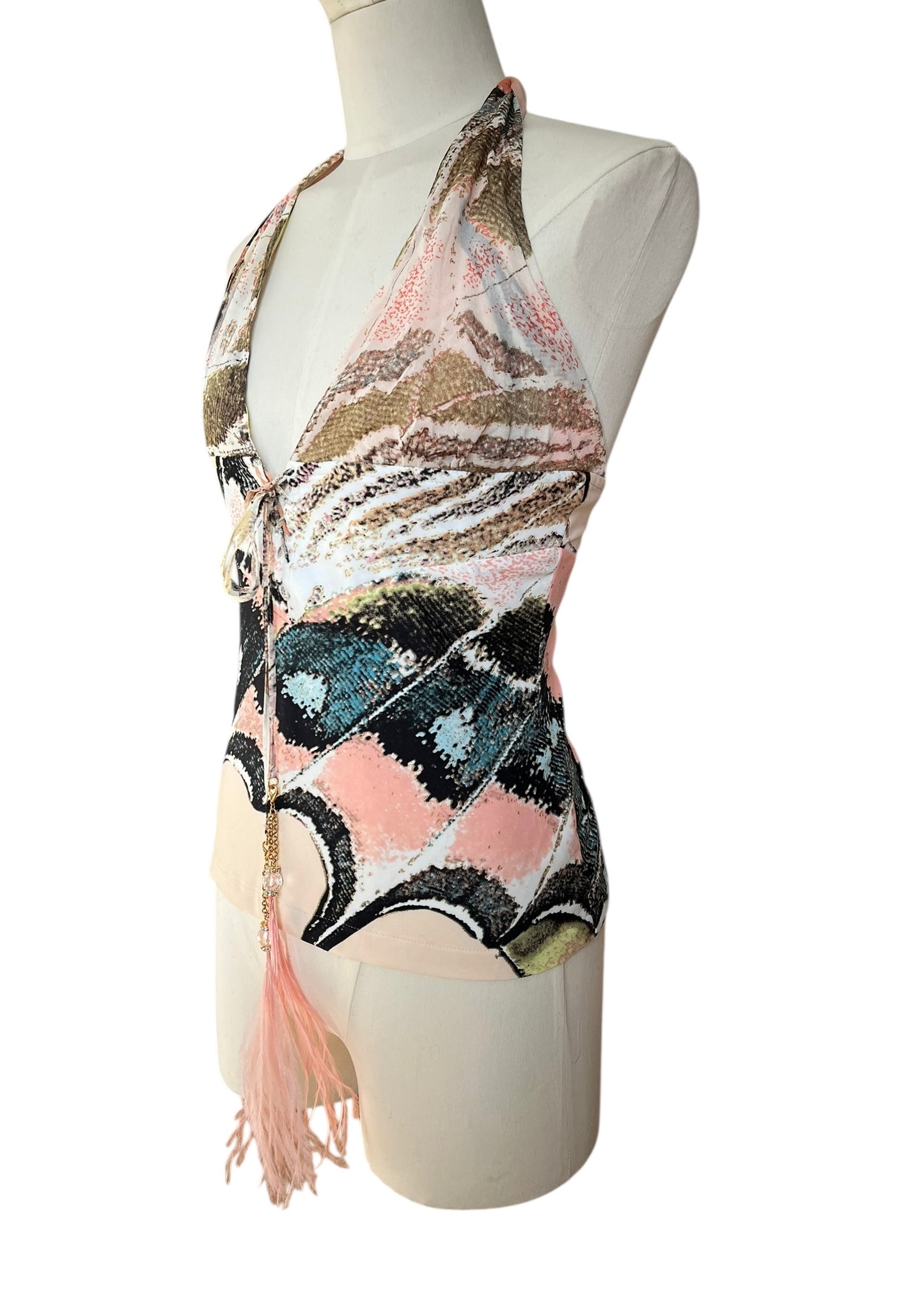 Roberto Cavalli SS 2004 farfalla top