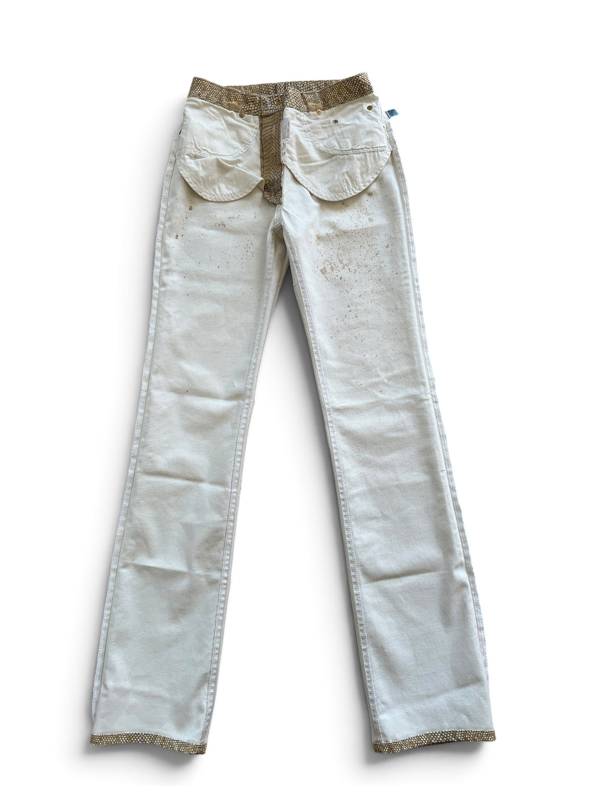 Roberto Cavalli – Vintage Snake Print Pants