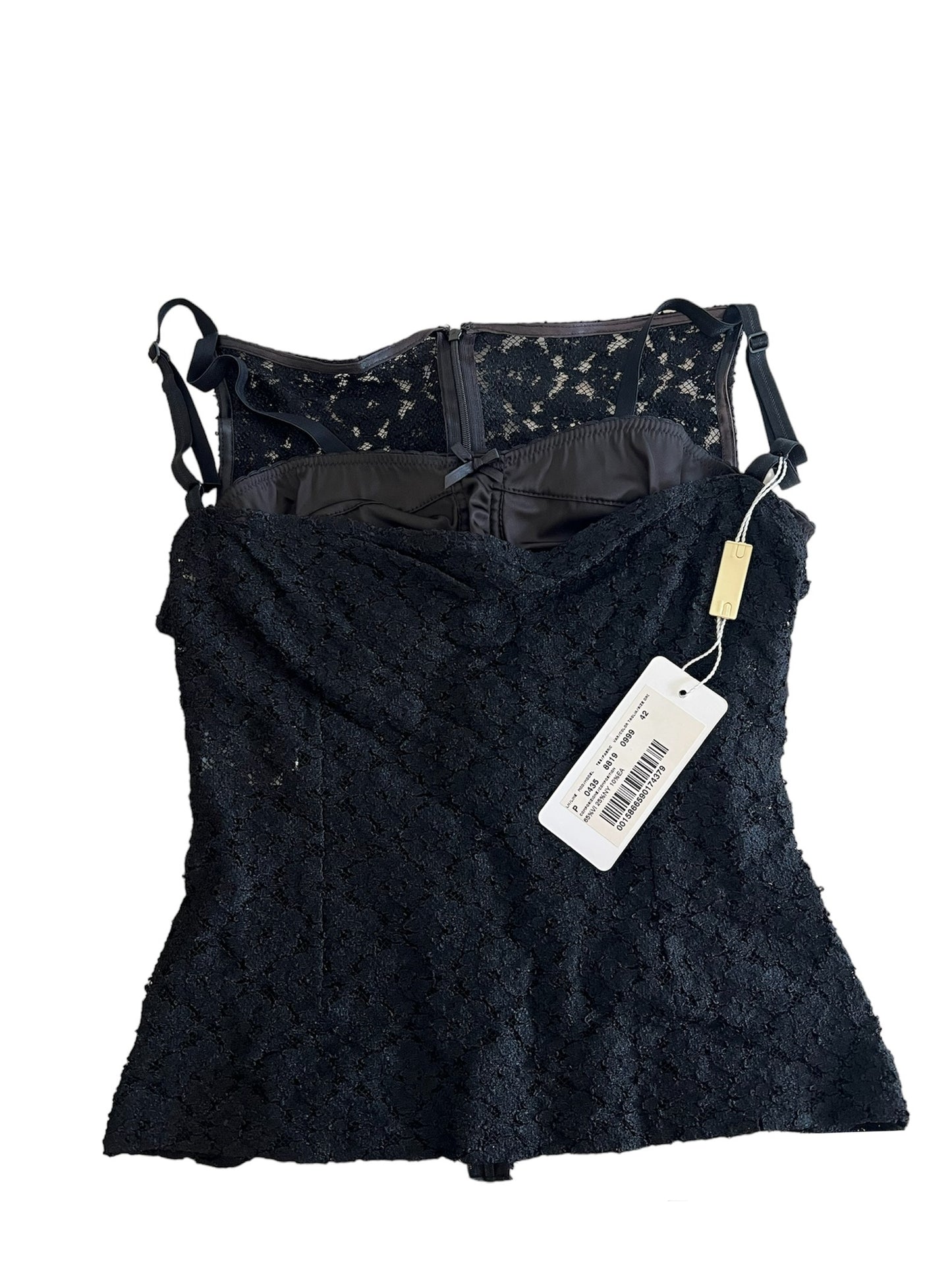 Dolce&Gabbana corsetto, top e gonna nero