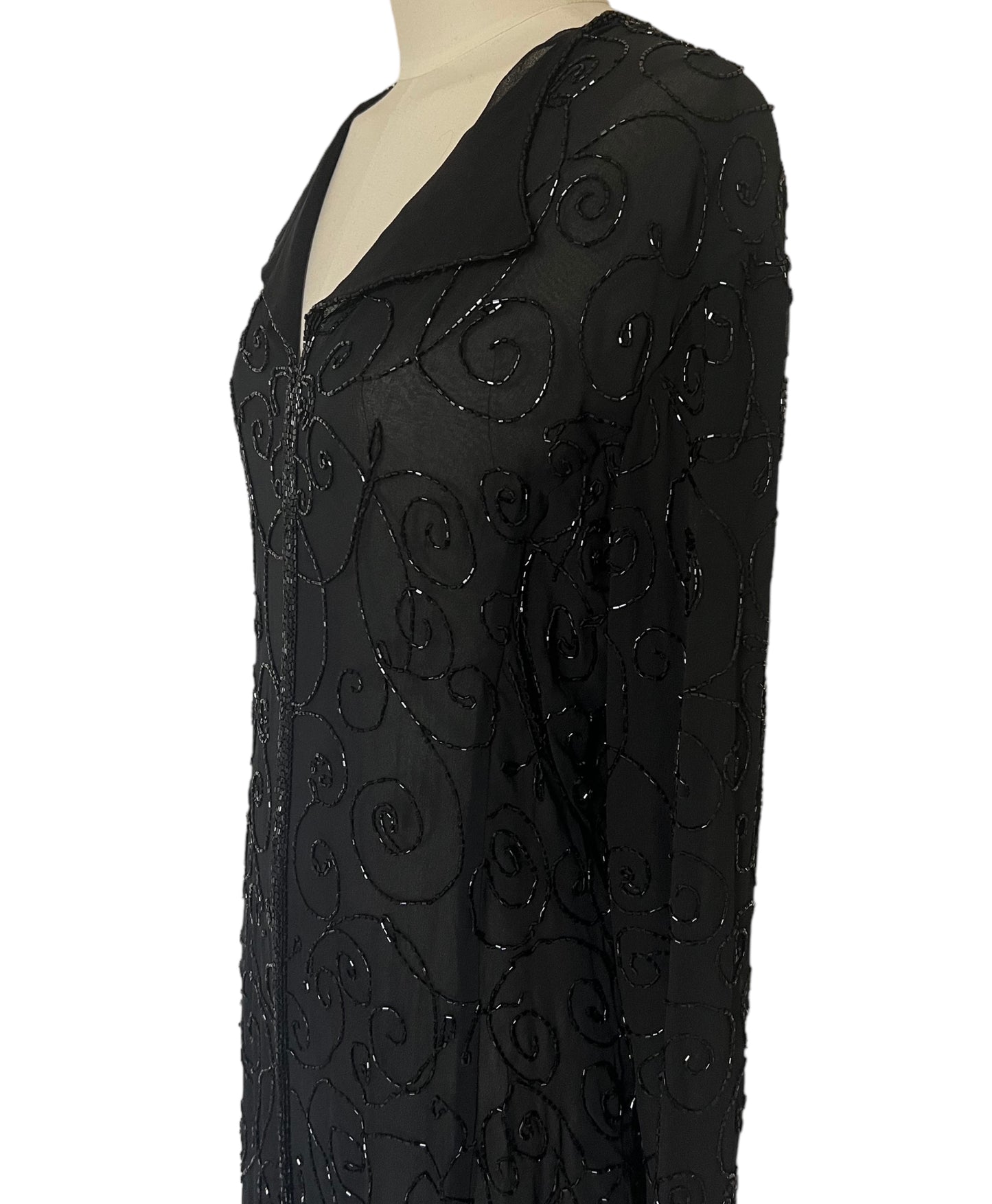 Emporio Armani black evening dress