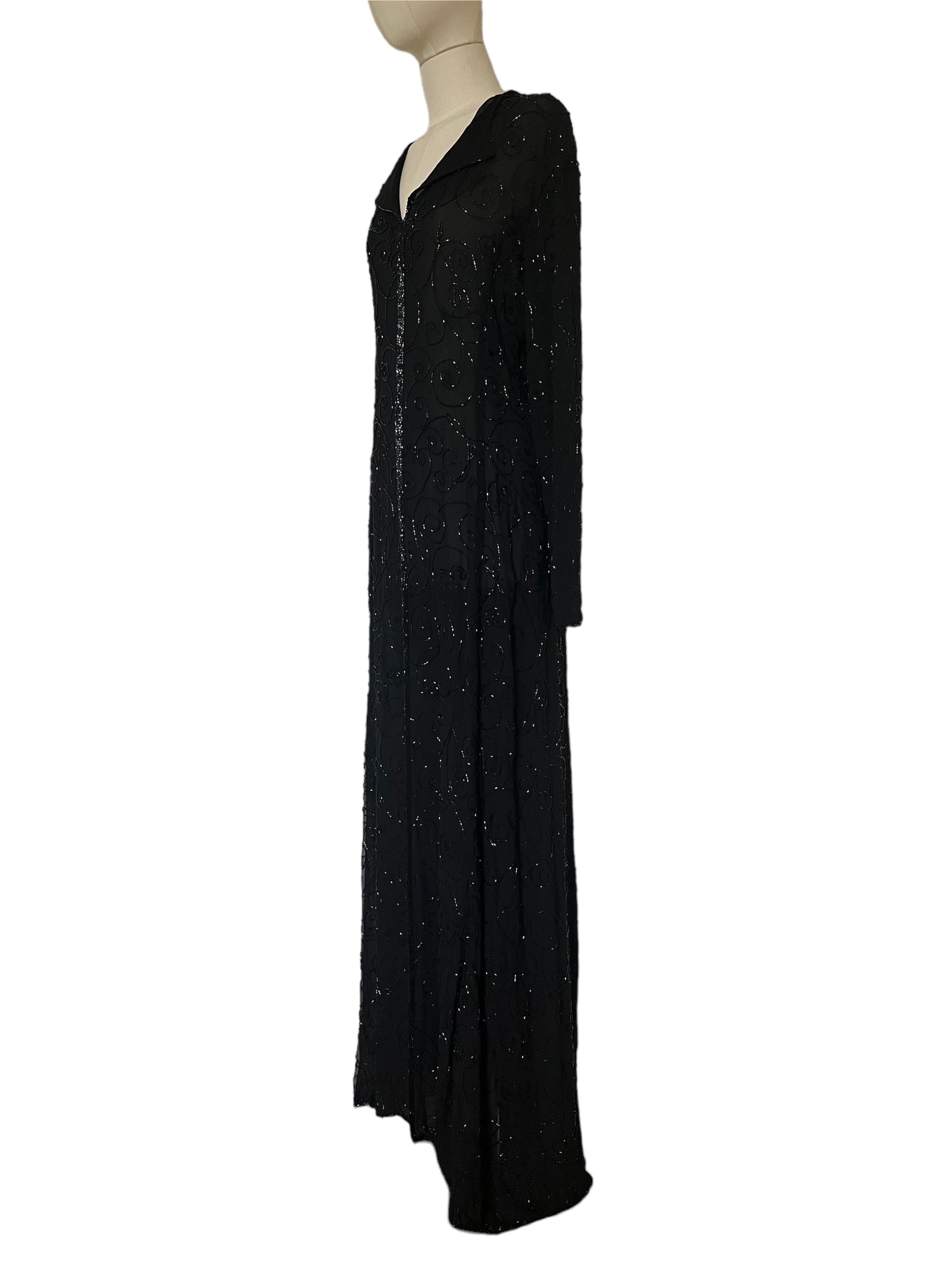 Emporio Armani black evening dress