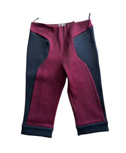 Miu Miu pantalone corto bordeaux