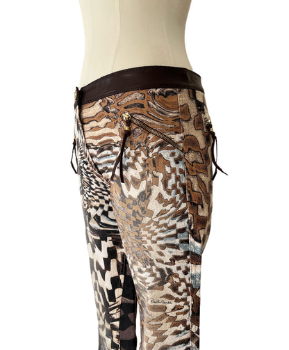 Roberto Cavalli printed straight pant