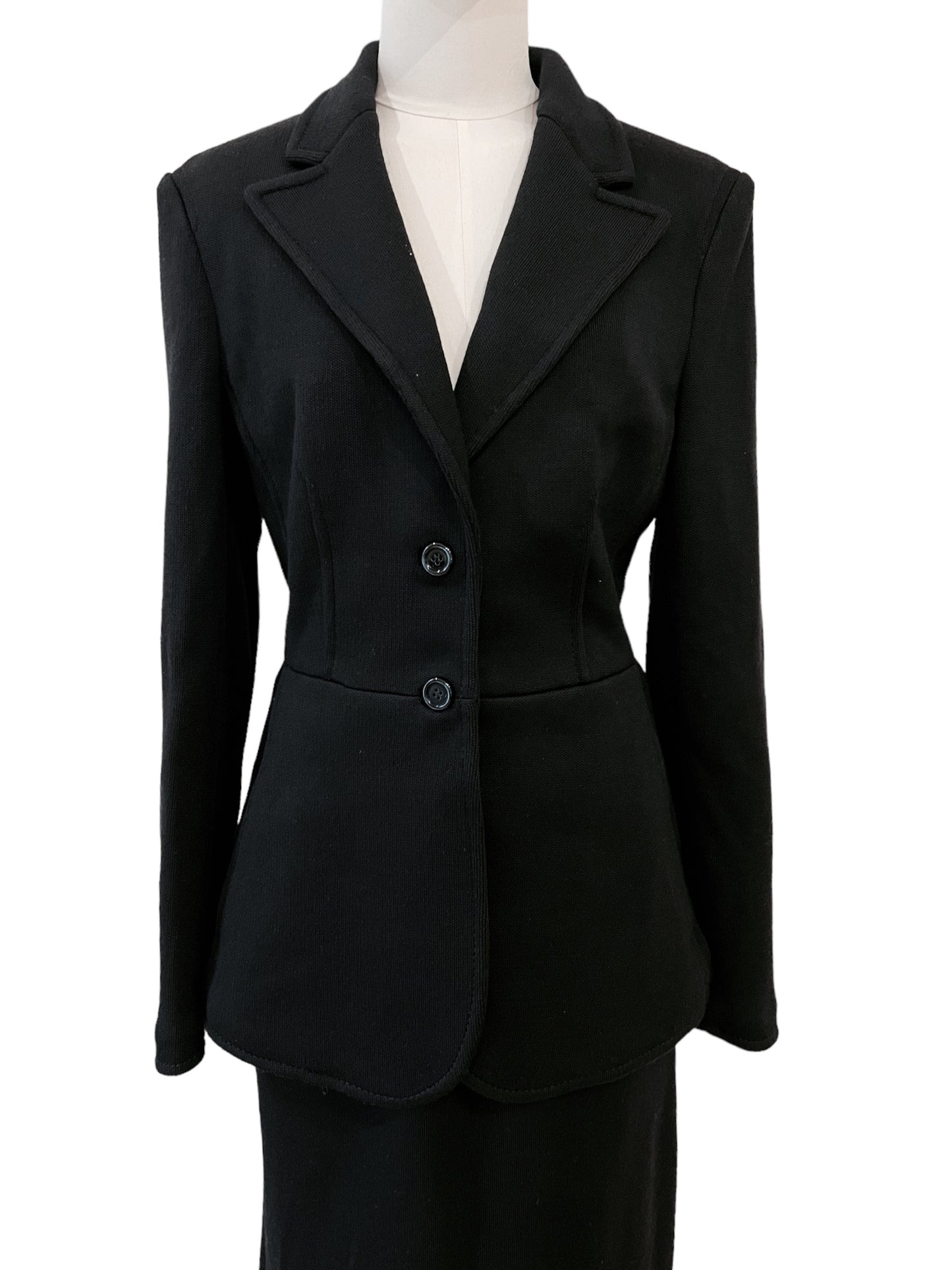 Prada heavy jersey wool ensemble