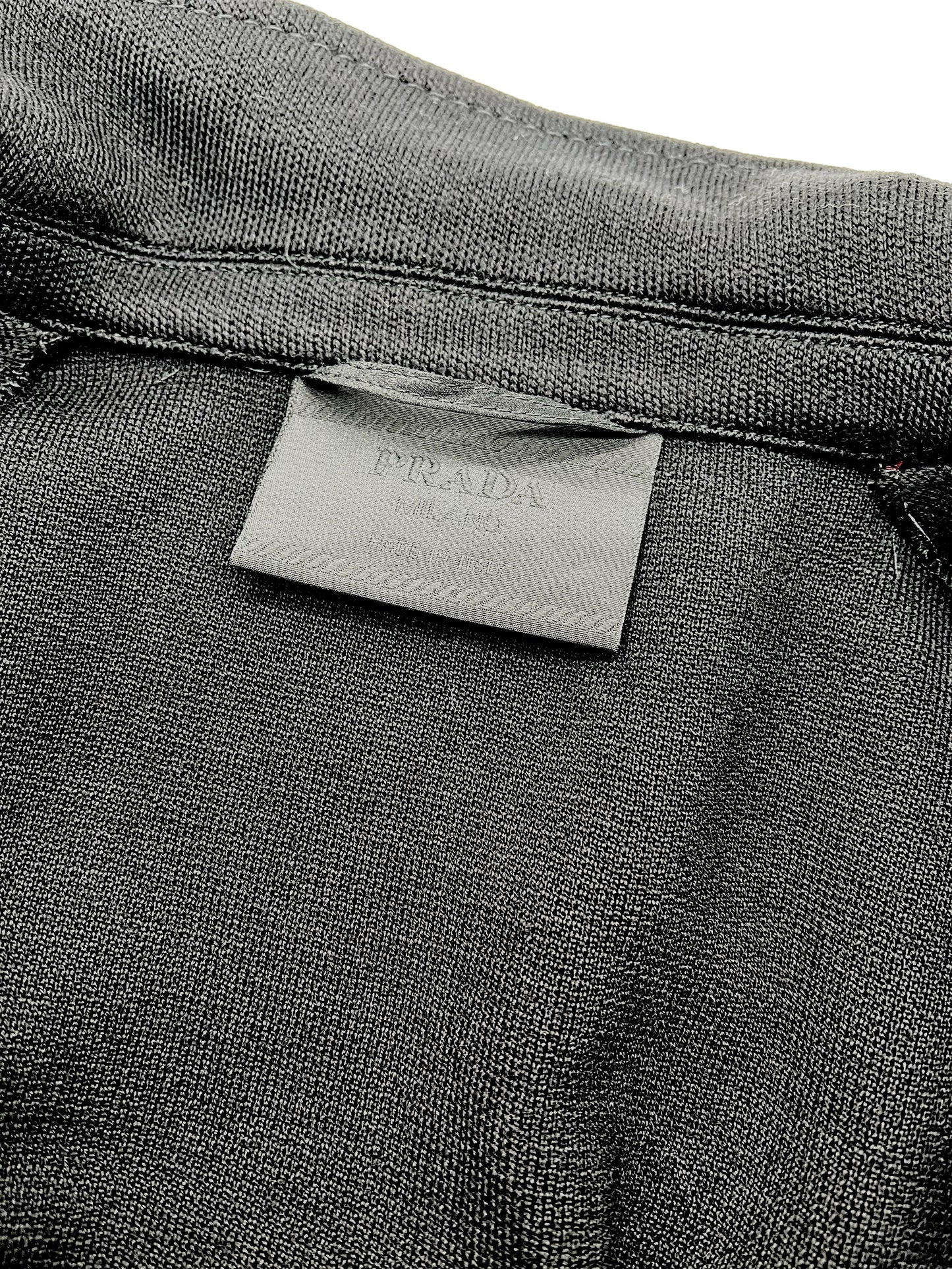 Prada heavy jersey wool ensemble