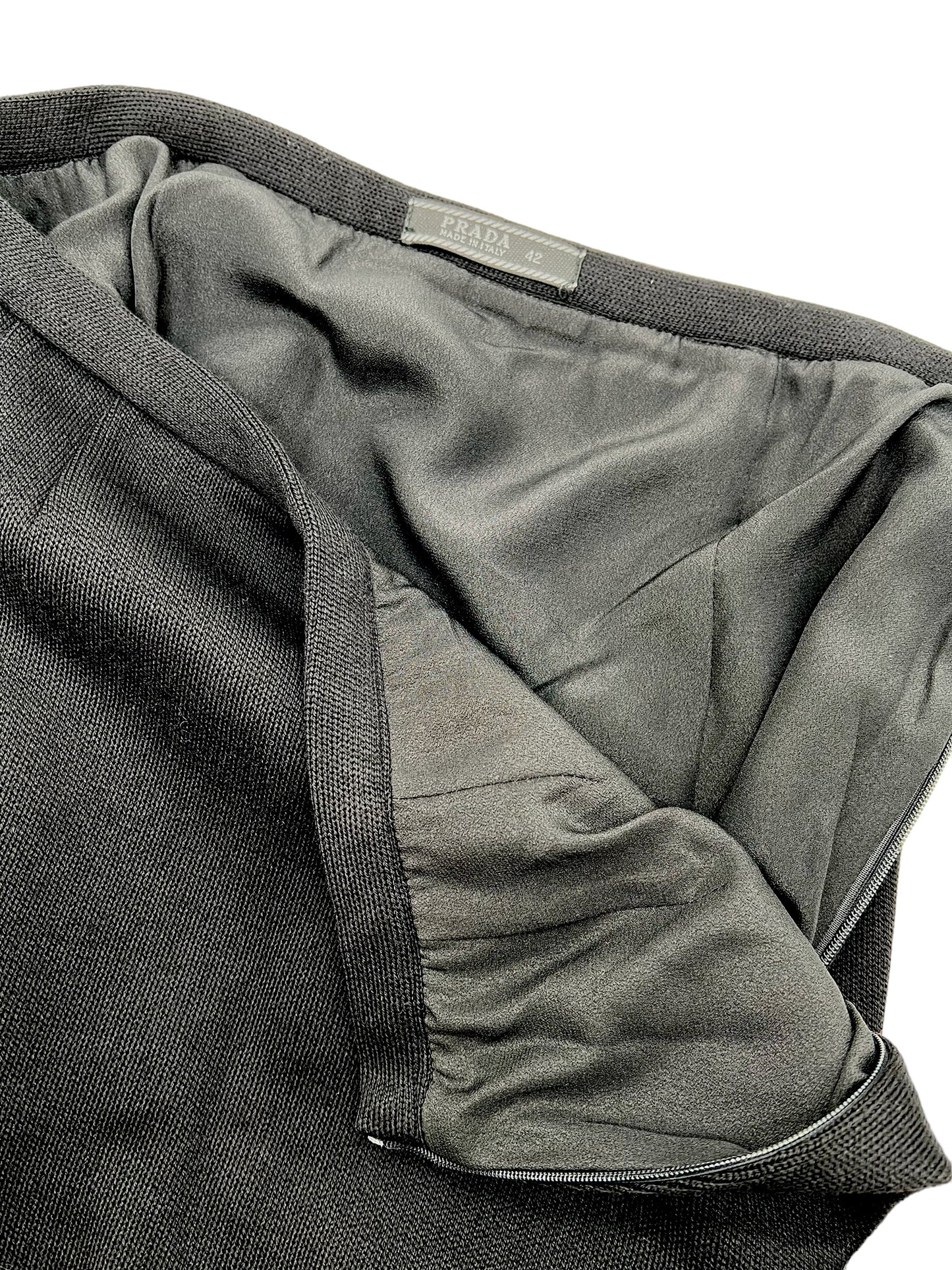 Prada heavy jersey wool ensemble
