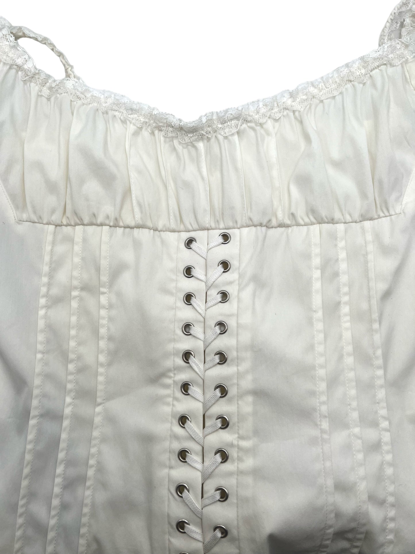 Dolce&Gabbana corsetto bianco 