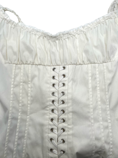 Dolce&Gabbana corsetto bianco 