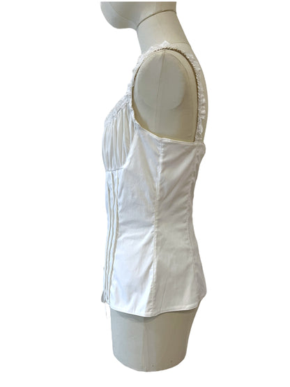 Dolce&Gabbana corsetto bianco 