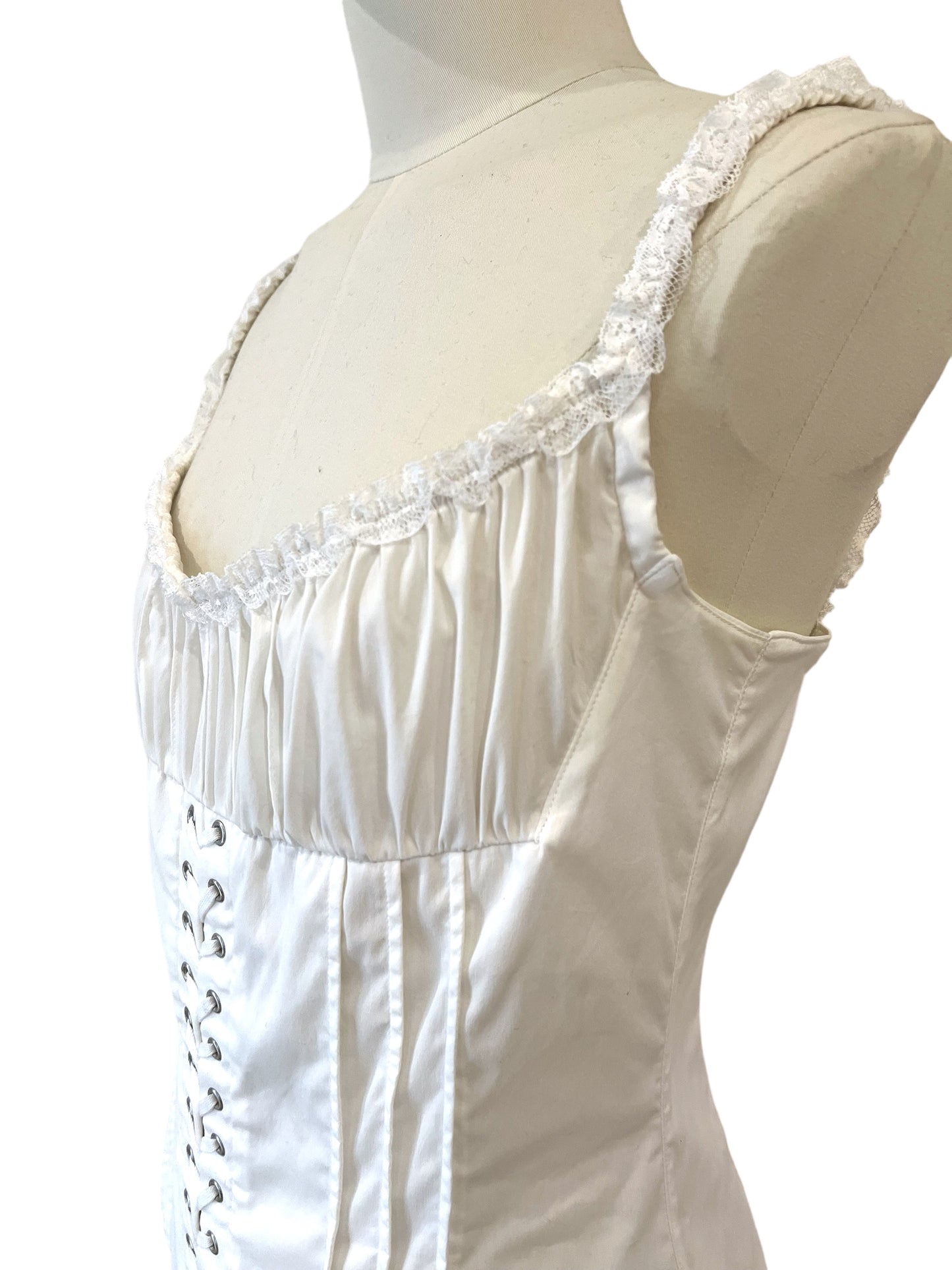 Dolce&Gabbana corsetto bianco 