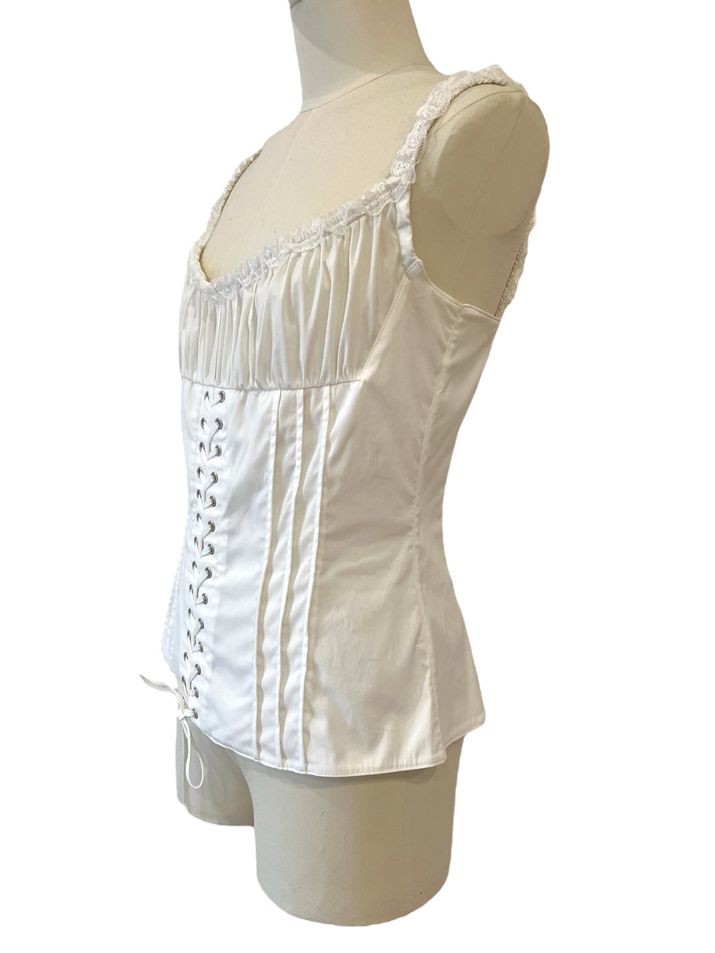 Dolce&Gabbana corsetto bianco 