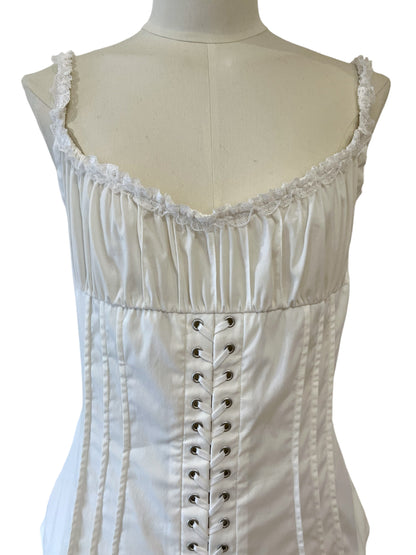 Dolce&Gabbana corsetto bianco 