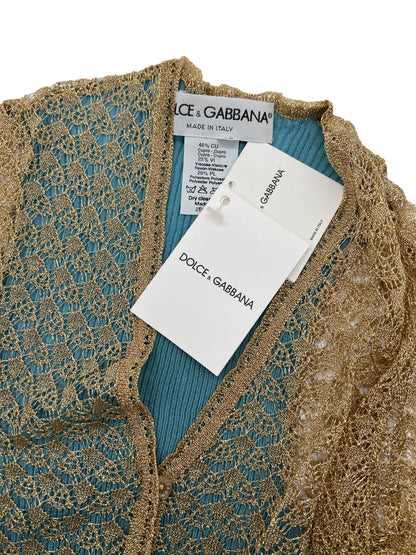 Dolce&Gabbana cardigan oro 