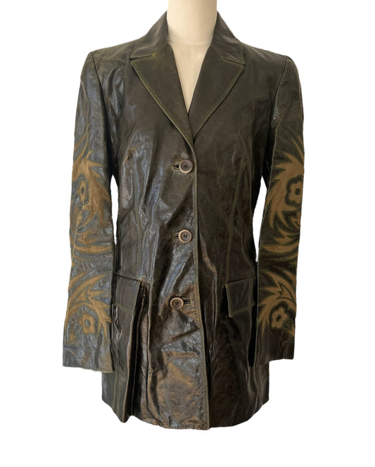 Roberto Cavalli leather jacket