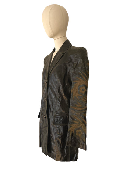 Roberto Cavalli leather jacket