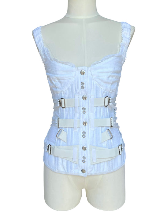Dolce & Gabbana bondage strap corset
