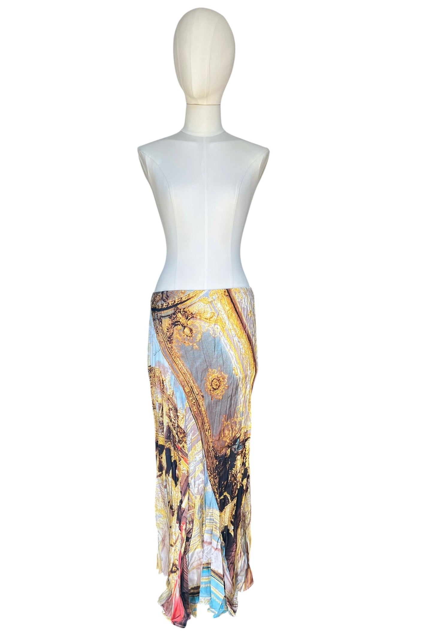 Roberto Cavalli Gonna Midi in Seta