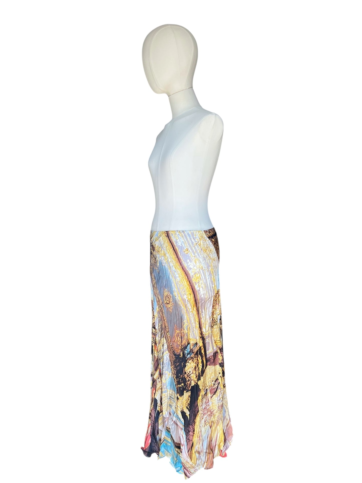 Roberto Cavalli Gonna Midi in Seta