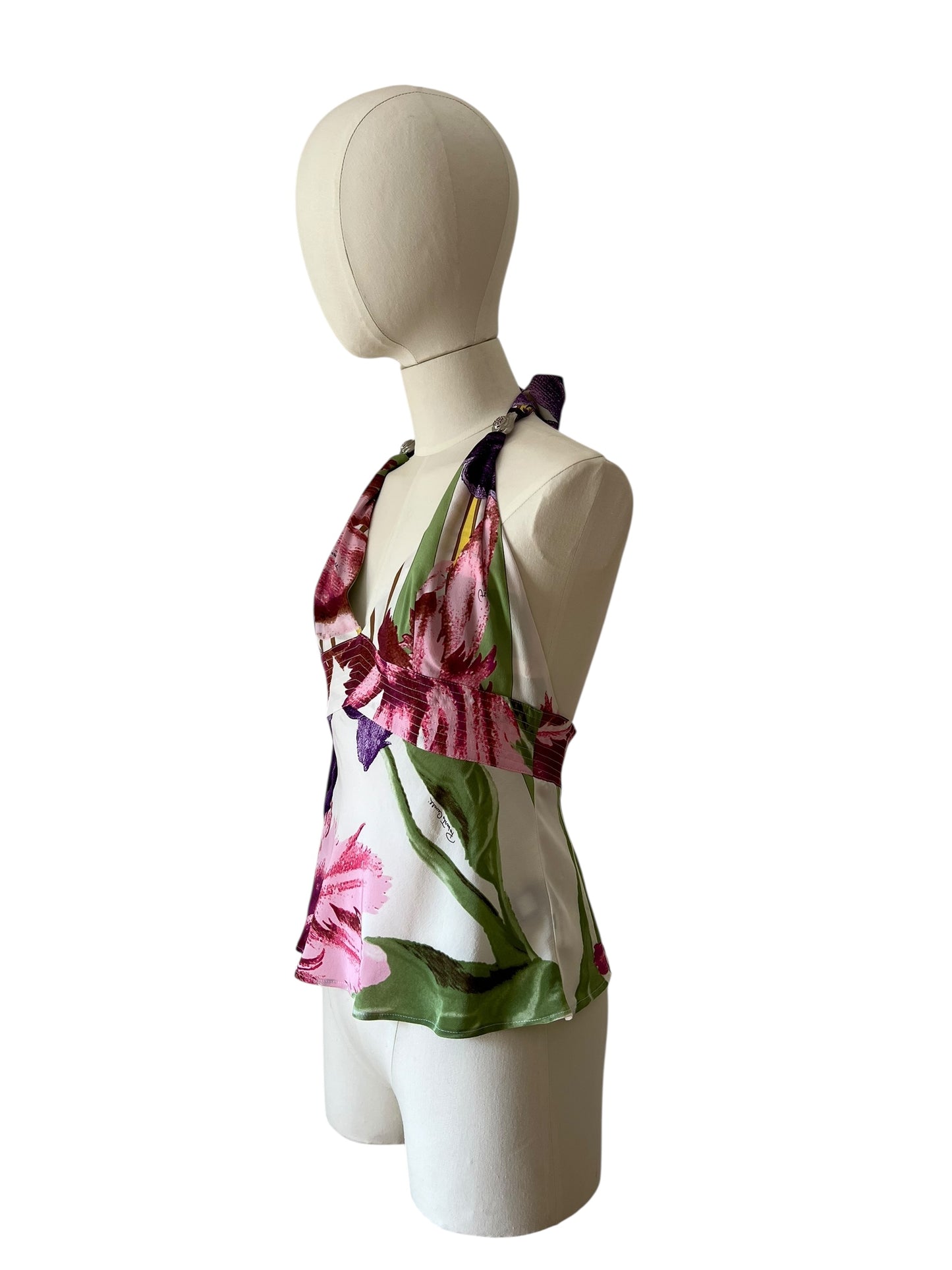 Roberto Cavalli multicolor printed top