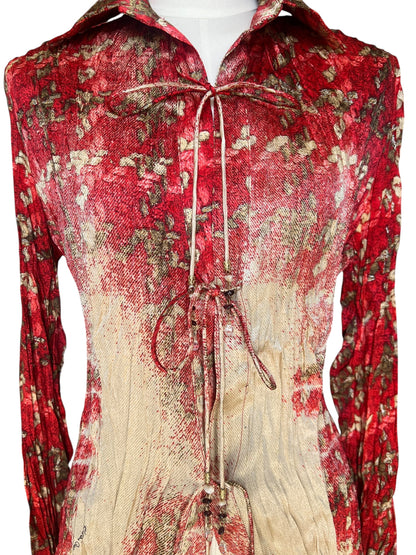 Roberto Cavalli silk printed blouse
