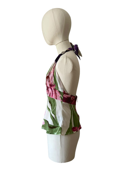 Roberto Cavalli multicolor printed top