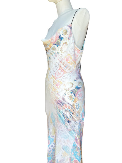 Roberto Cavalli vintage printed silk dress