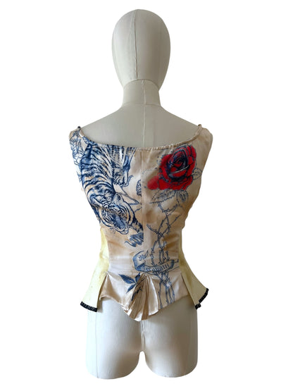 Roberto Cavalli S/S 2003 Bustier Corset