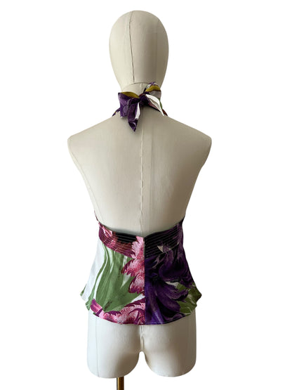 Roberto Cavalli multicolor printed top