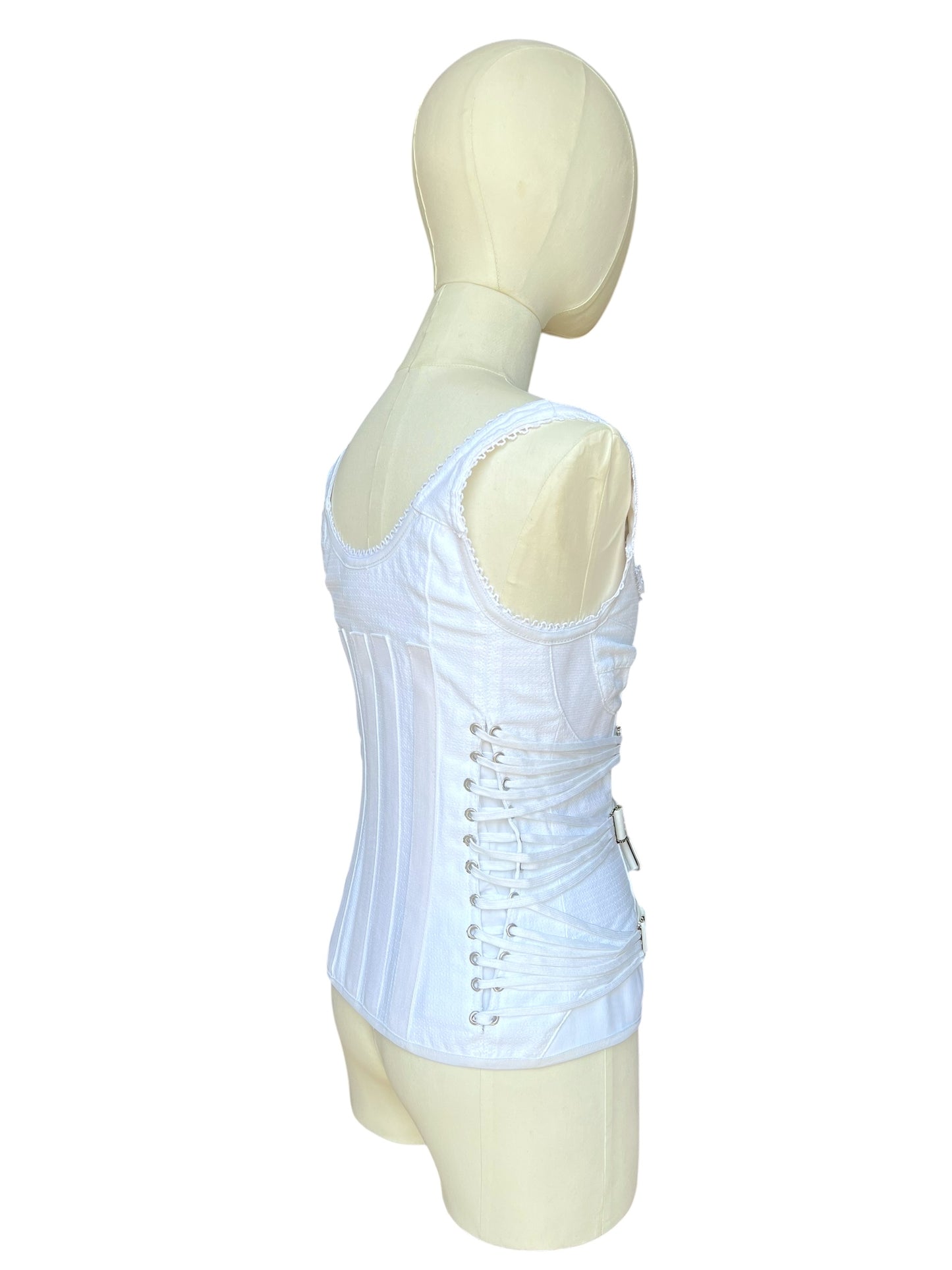 Dolce & Gabbana bondage strap corset
