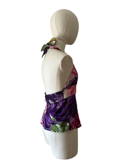 Roberto Cavalli multicolor printed top