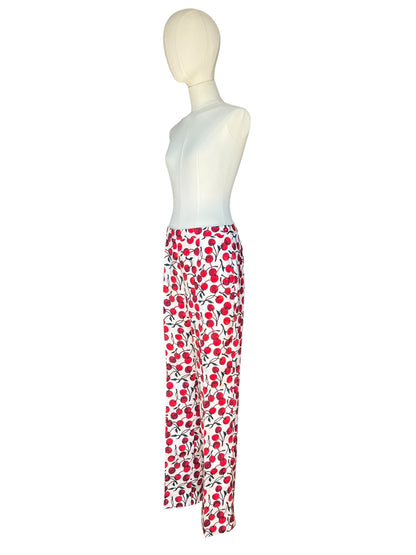 Dolce & Gabbana Cherry printed pants