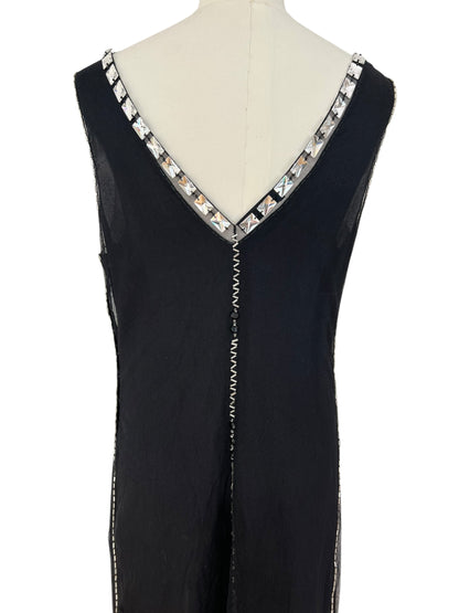 Prada FW 1997 embellished mini dress