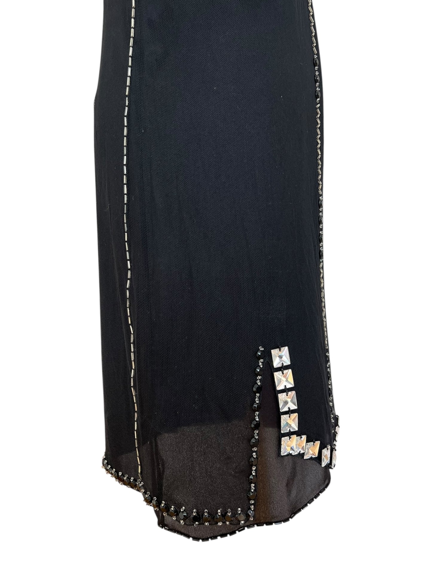 Prada FW 1997 embellished mini dress