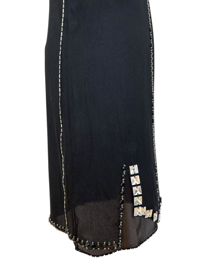 Prada FW 1997 embellished mini dress