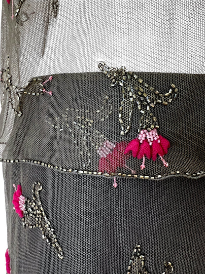 Prada FW1997  embroidered tulle ensamble
