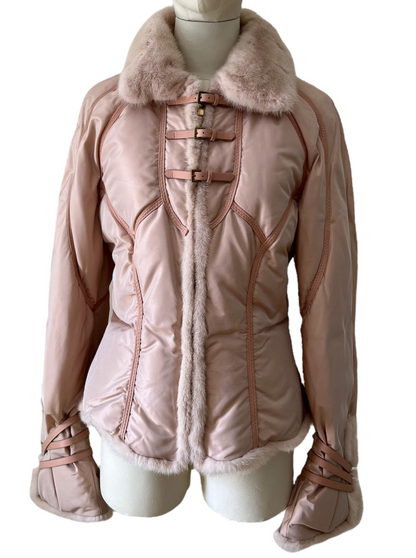 Roberto Cavalli jacket pink/white