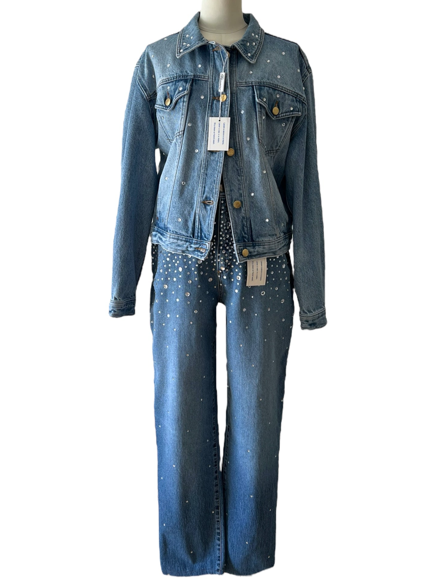 Blumarine completo in denim 