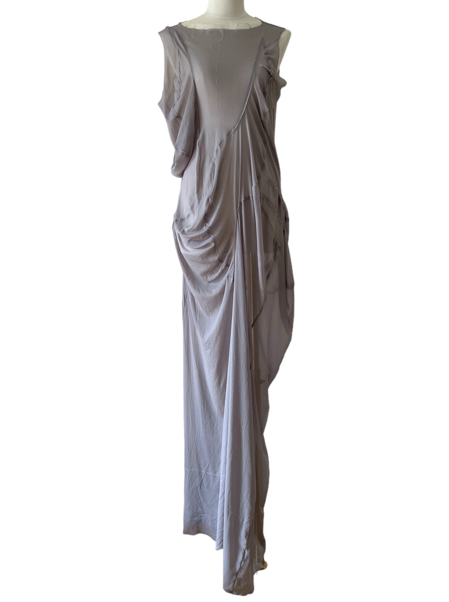 M. Martin Margiela gray long dress