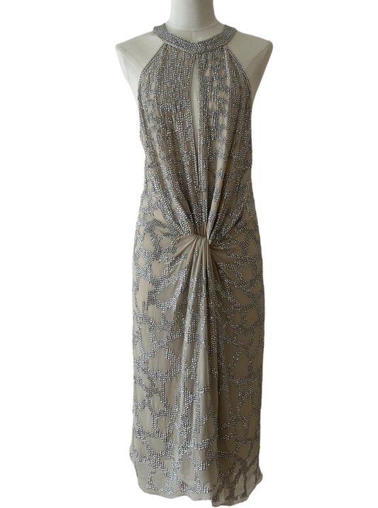 Roberto Cavalli silver dress