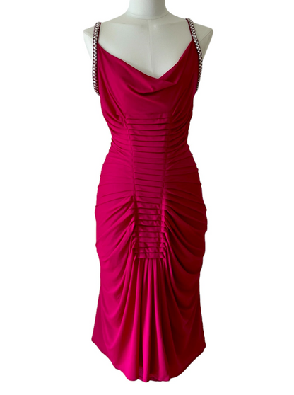 Roberto Cavalli fuxia dress