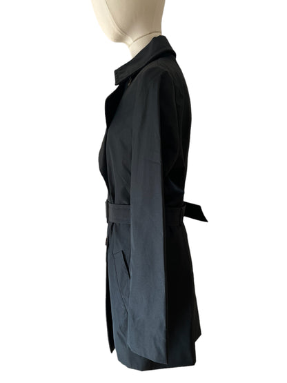 Gucci black belted trench