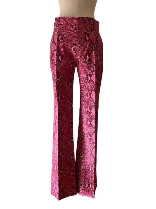 Gucci pantaloni stampati rosa 